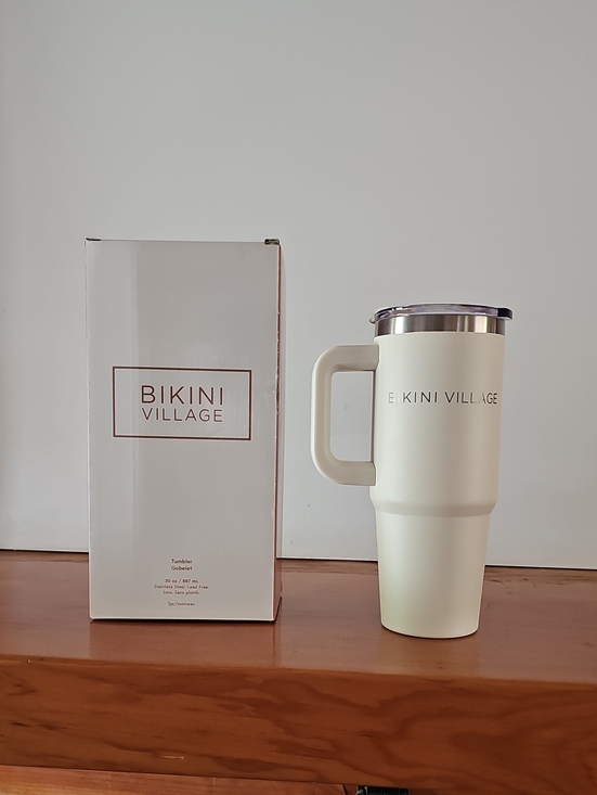 Bikini Village Other - Cream Travel Mug with Handle